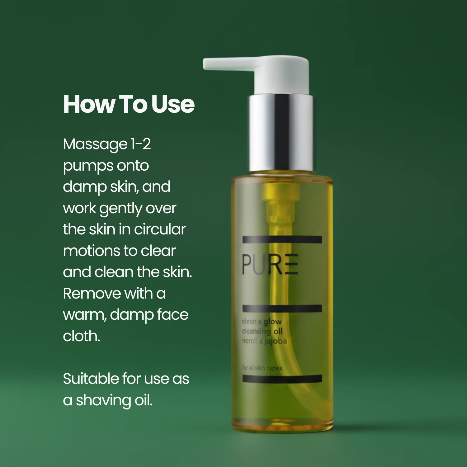 PURE Clean and Glow Cleansing Oil (100ml) - Image 7