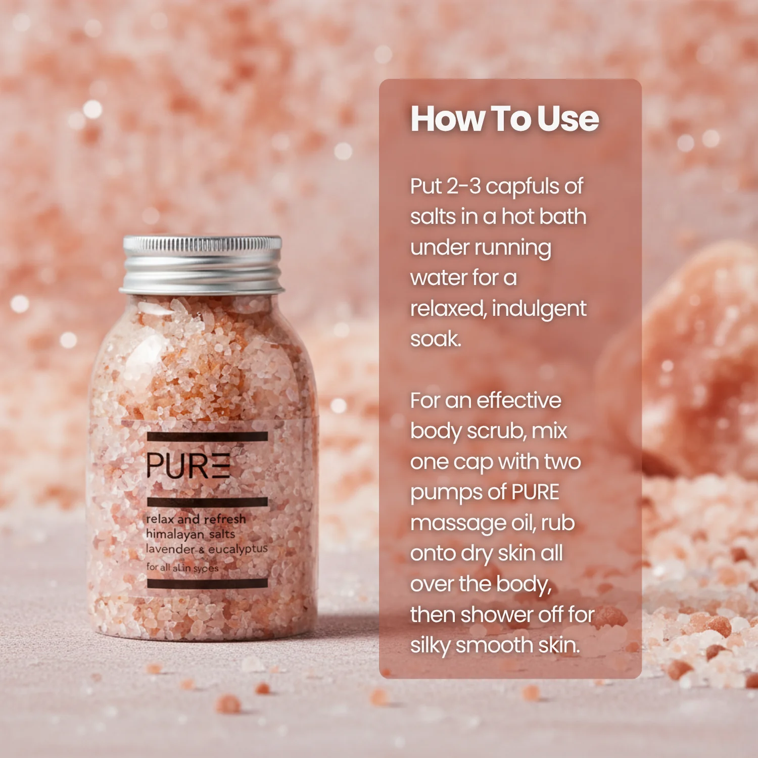PURE Himalayan Bath Salts (290g) - Image 7