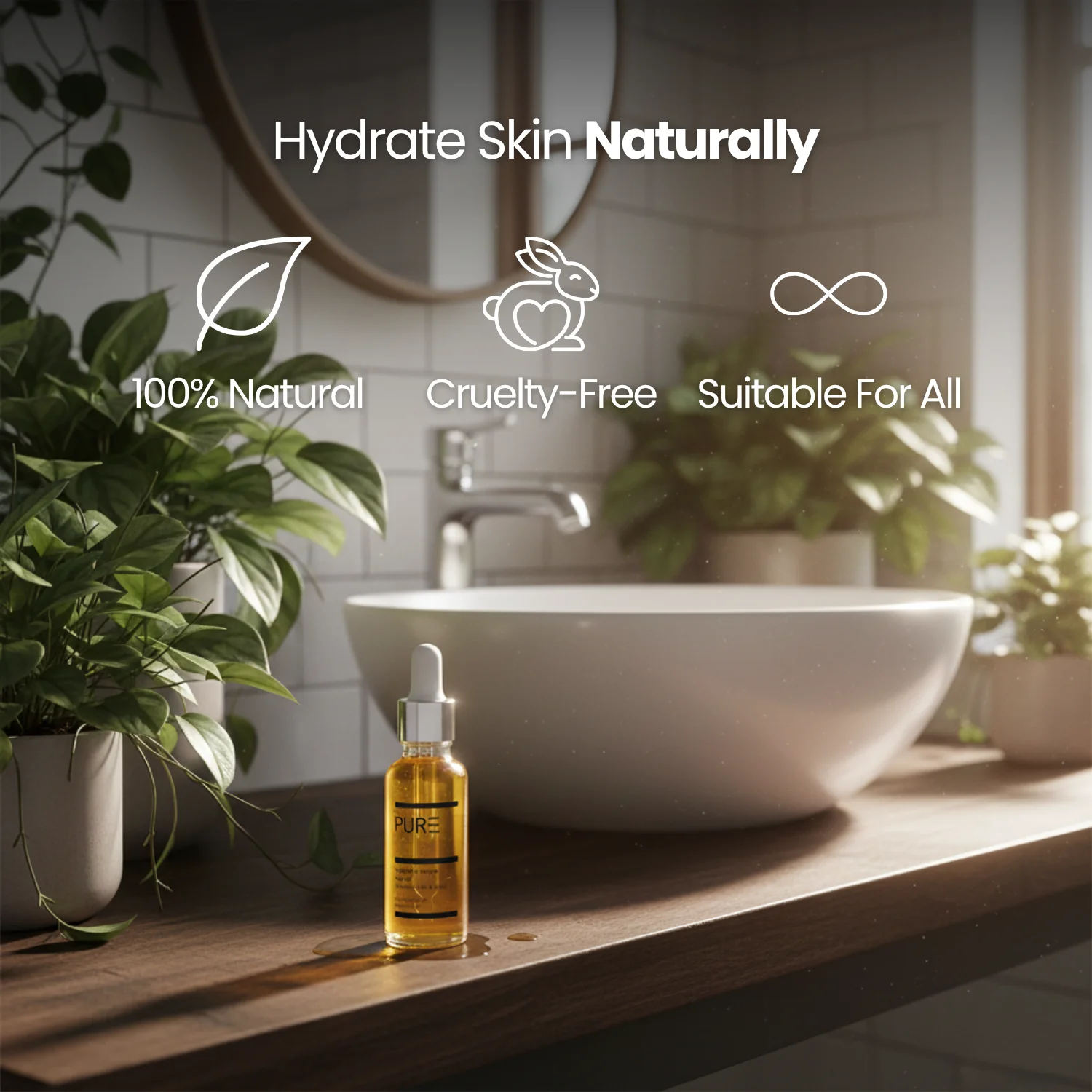 PURE Hydrate & Renew Face Oil (30ml) - Image 4