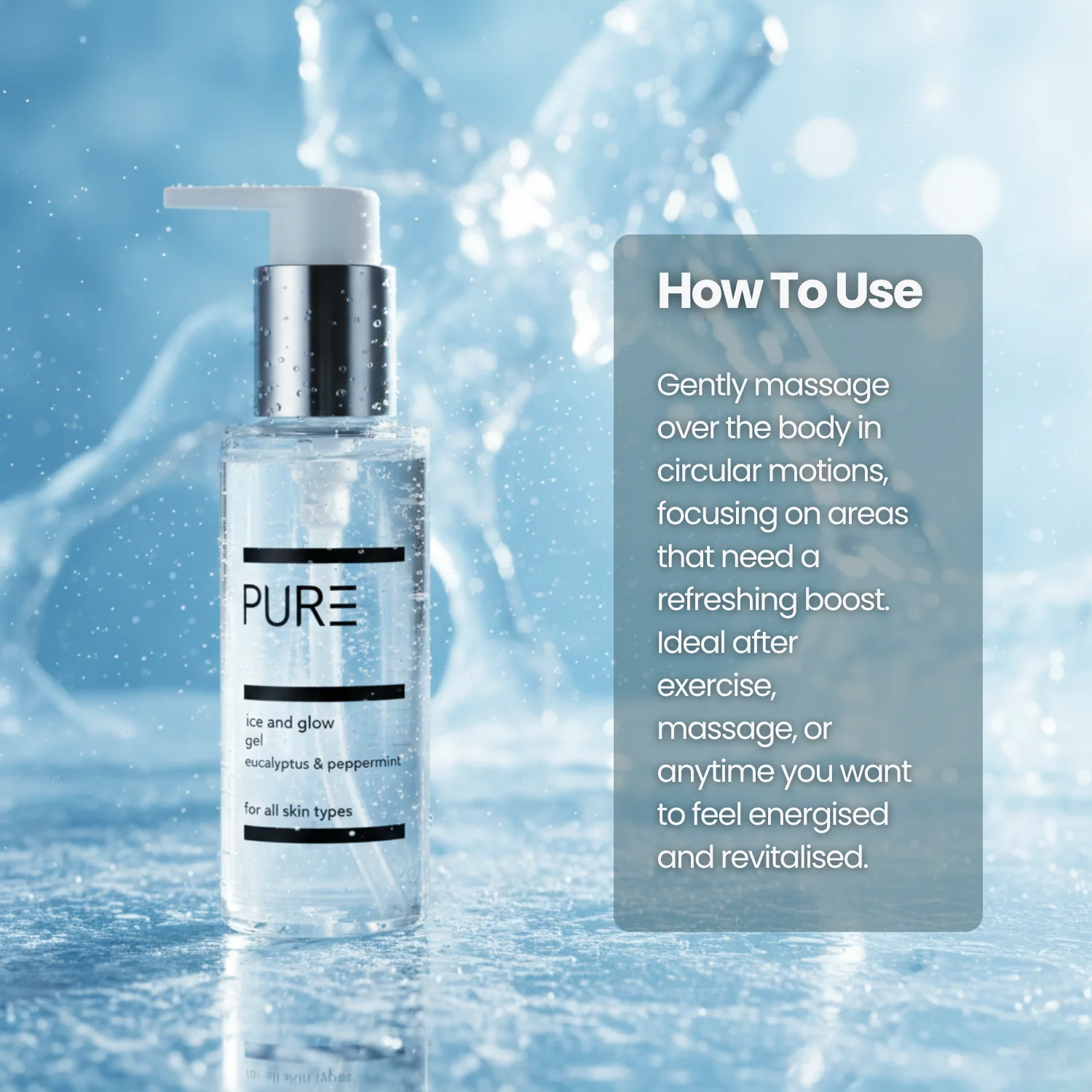 PURE Ice and Glow Gel (100ml) - Image 4