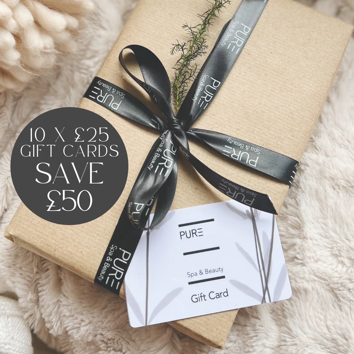 PURE Multi Buy - Buy 10 x £25 Gift Cards - Get 2 Free!