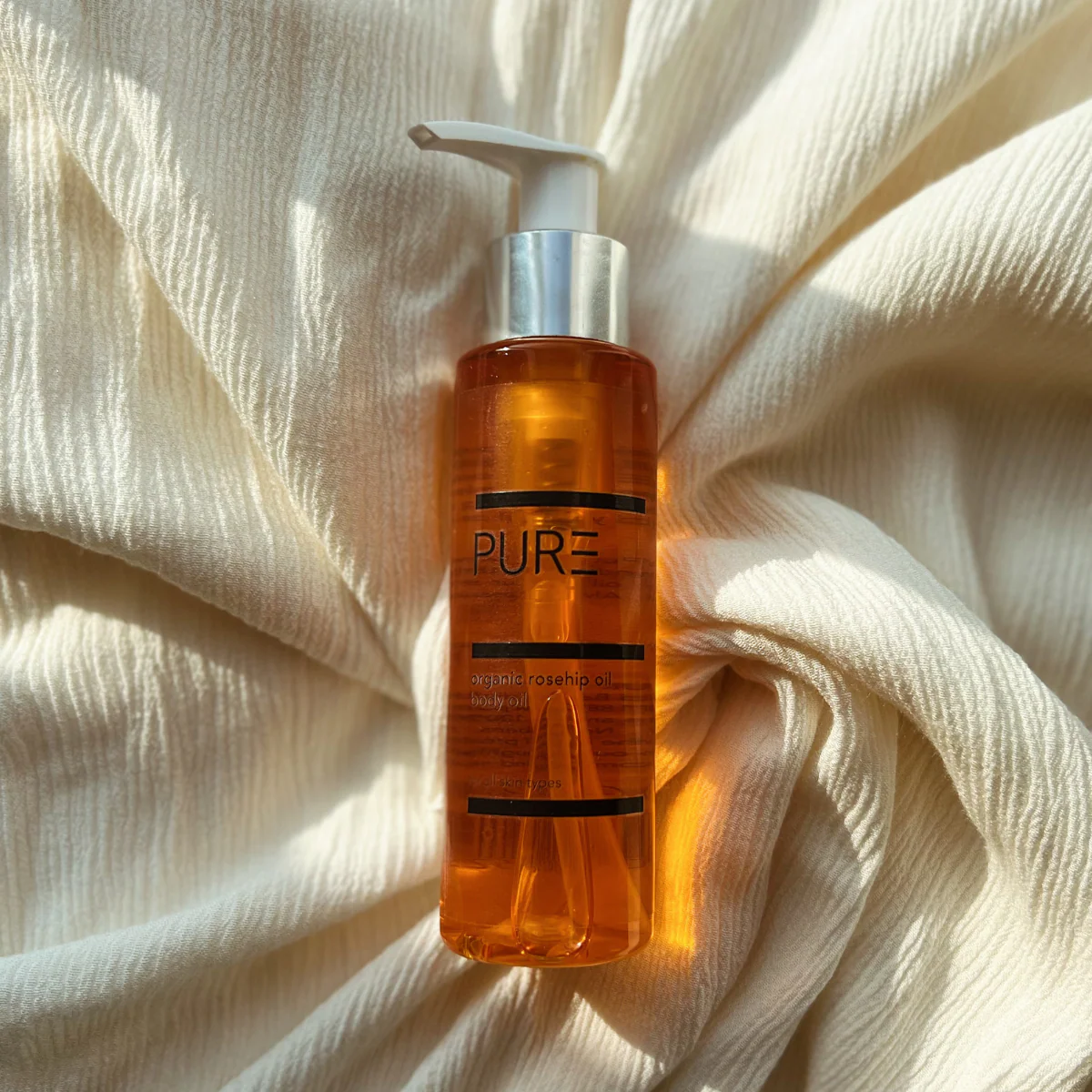 PURE Organic Cold-Pressed Rosehip Body Oil (100ml) - Image 9