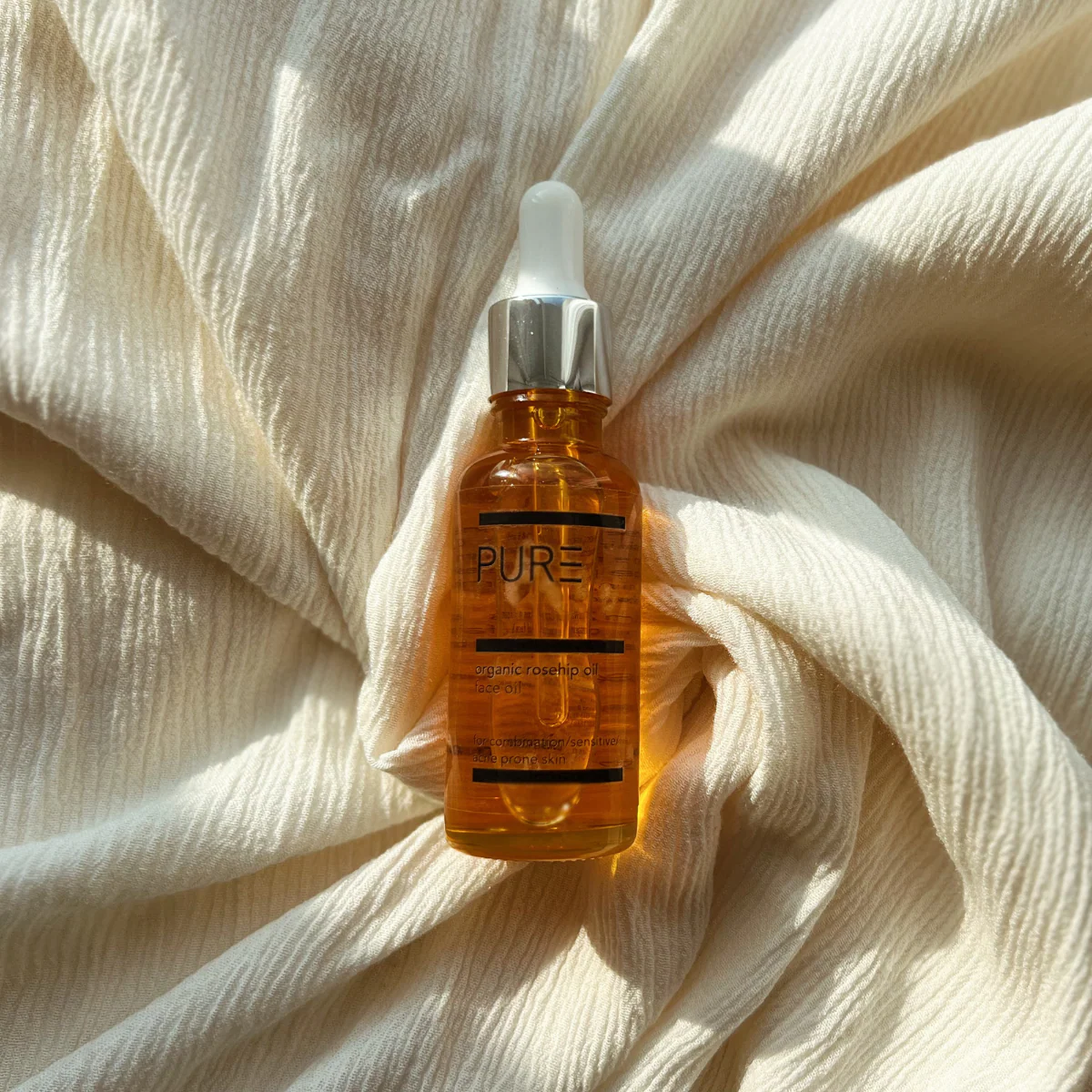 PURE Organic Cold-Pressed Rosehip Face Oil (30ml) - Image 11