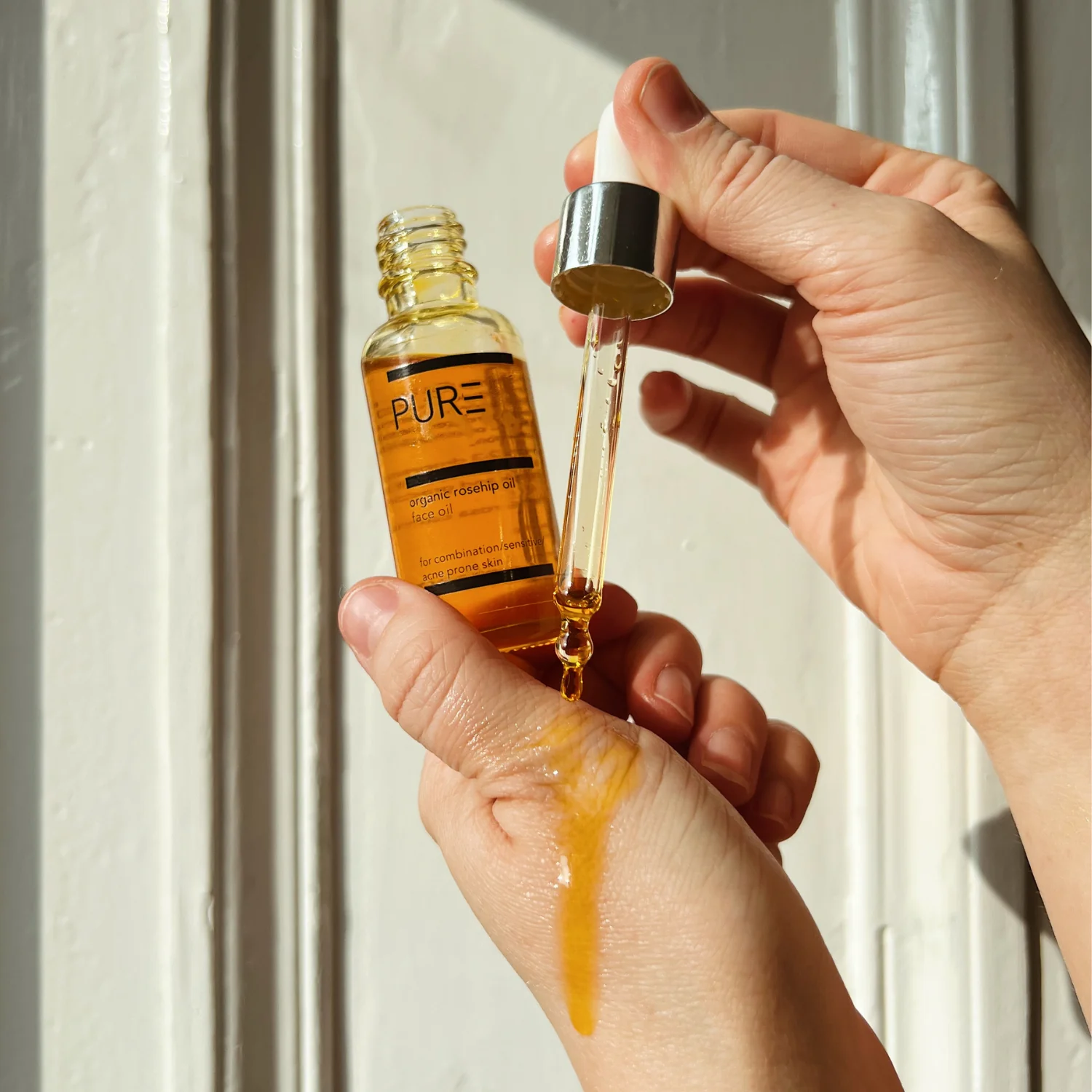 PURE Organic Cold-Pressed Rosehip Face Oil (30ml) - Image 7