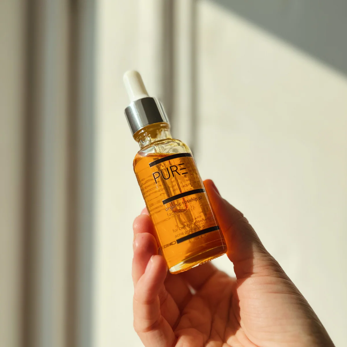 PURE Organic Cold-Pressed Rosehip Face Oil (30ml) - Image 8