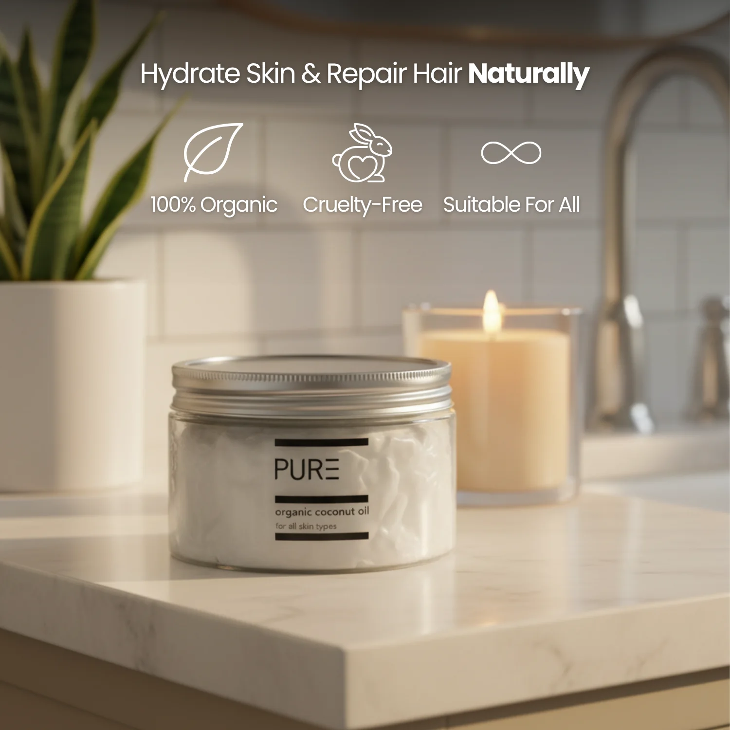 PURE Organic Coconut Oil - Image 3