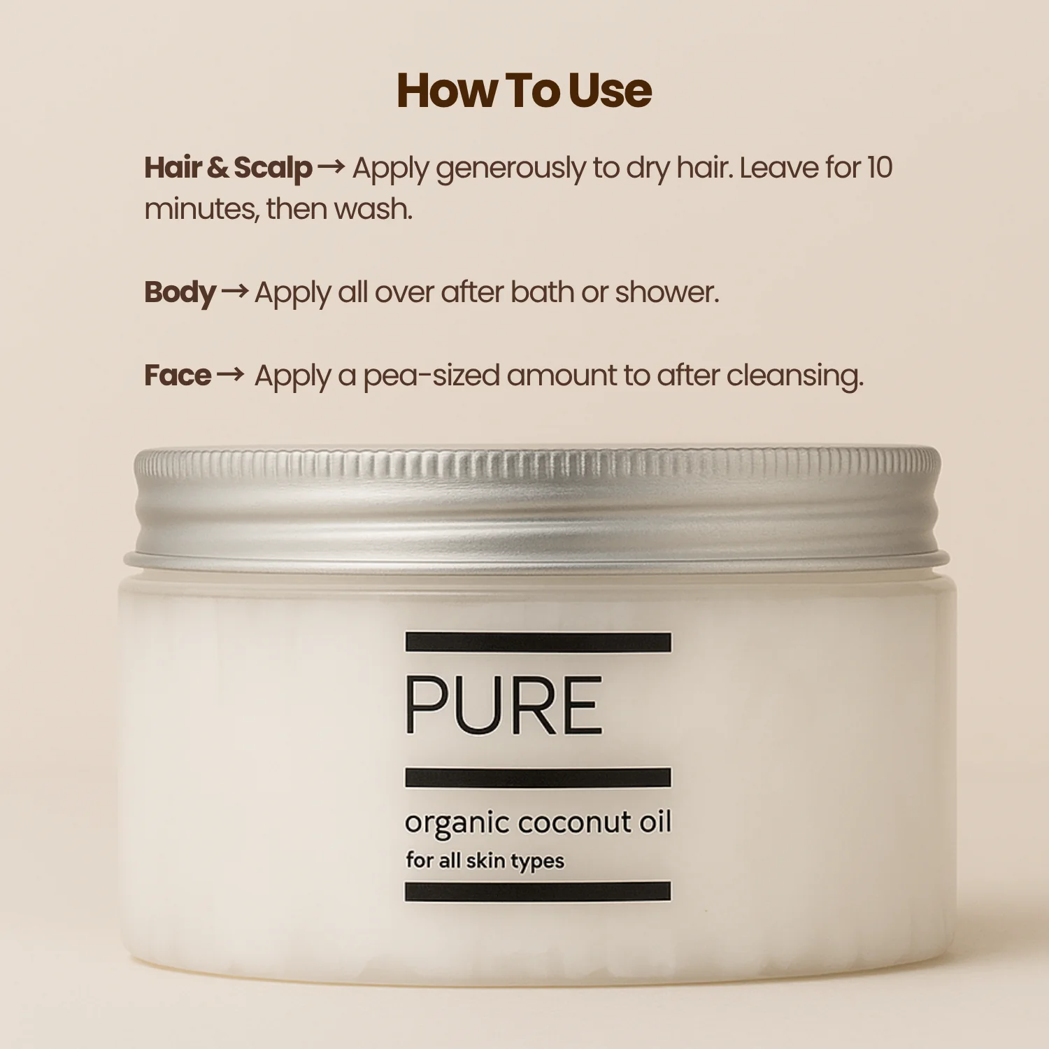 PURE Organic Coconut Oil - Image 4