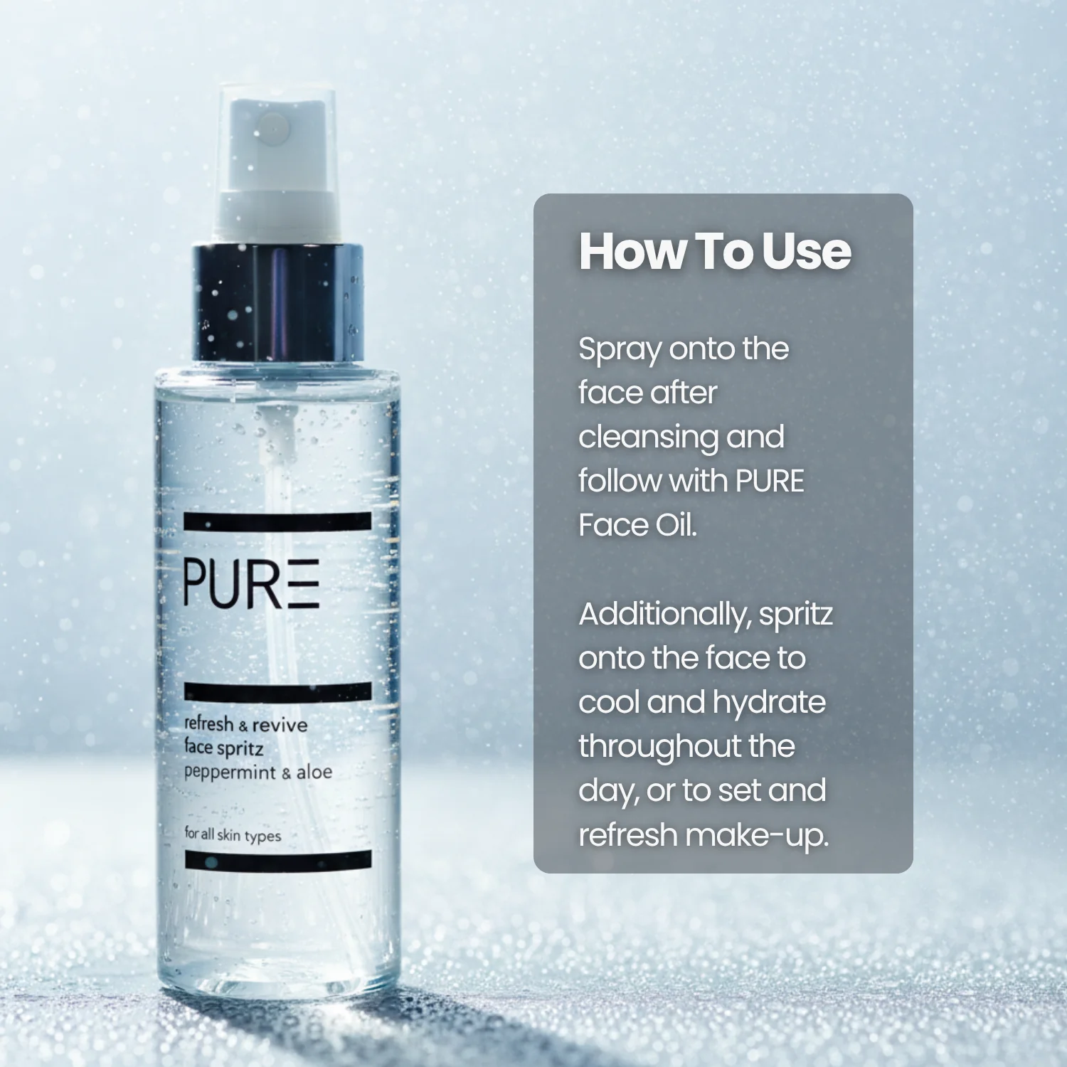 PURE Refresh & Revive Face Spritz (100ml) - Image 6