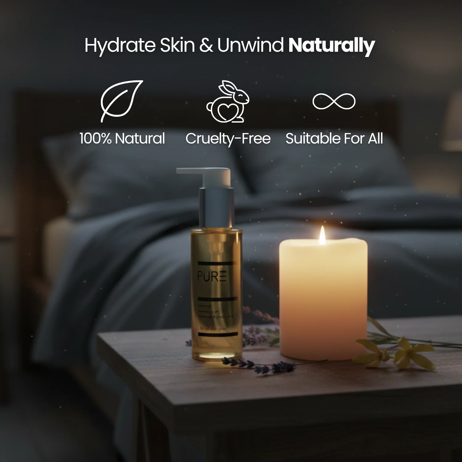 PURE Unwind Massage Oil - Image 3