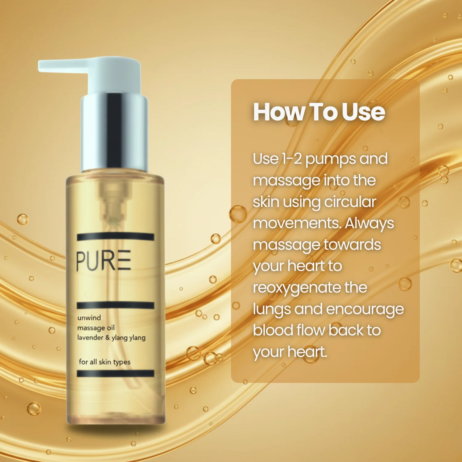 PURE Unwind Massage Oil - Image 6